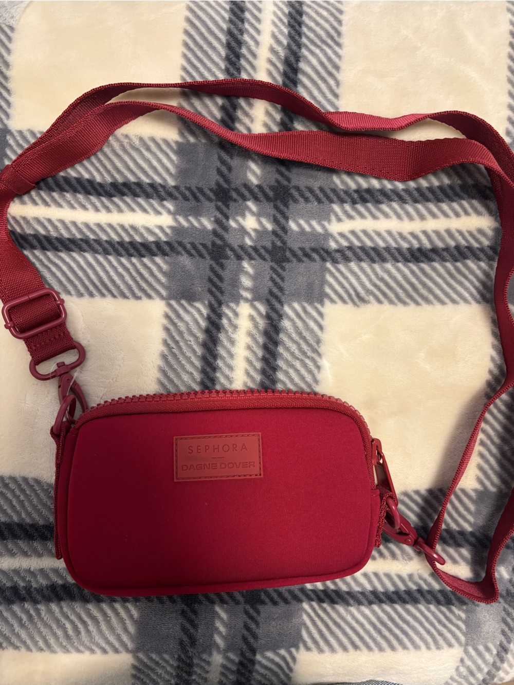 Red Crossbody Bag Sephora and Dagne Dover collection